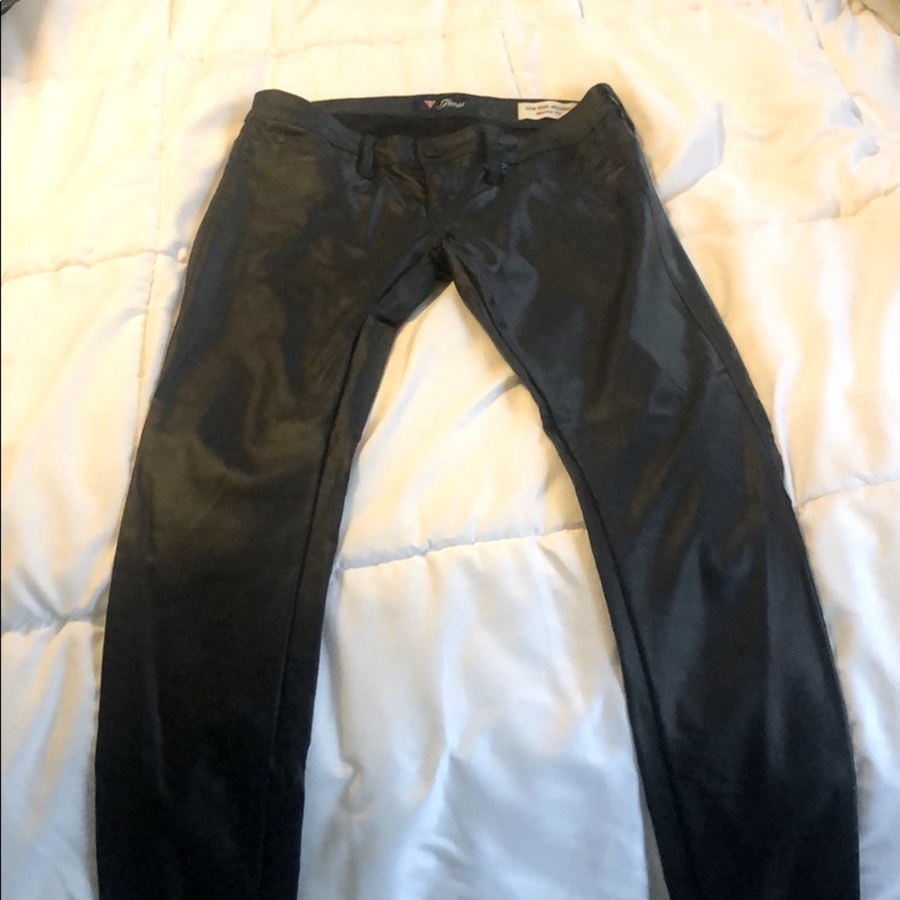 Guess faux leather jeggings